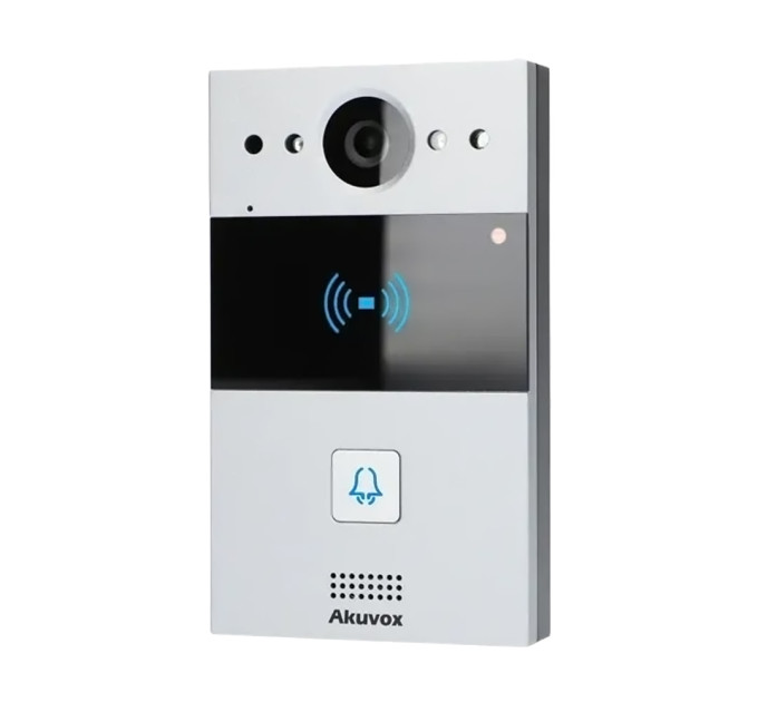 IP-видеопанель 2Mp Akuvox R20A-2 SIP со считывателем EM-Marine/Mifare/NFC, 2-проводное подключение