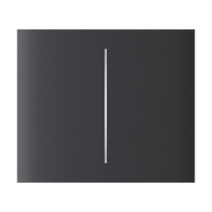 Кнопка Ajax CenterButton (2-gang) vertical graphite/графит для Ajax LightSwitch vertical