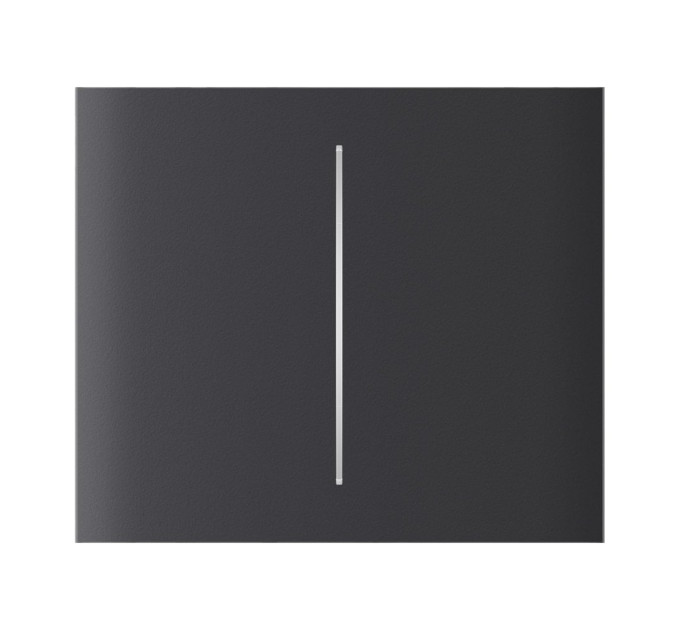 Кнопка Ajax CenterButton (2-gang) vertical graphite/графит для Ajax LightSwitch vertical