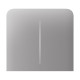 Кнопка Ajax SideButton (2-gang) vertical fog/дымная для Ajax LightSwitch vertical