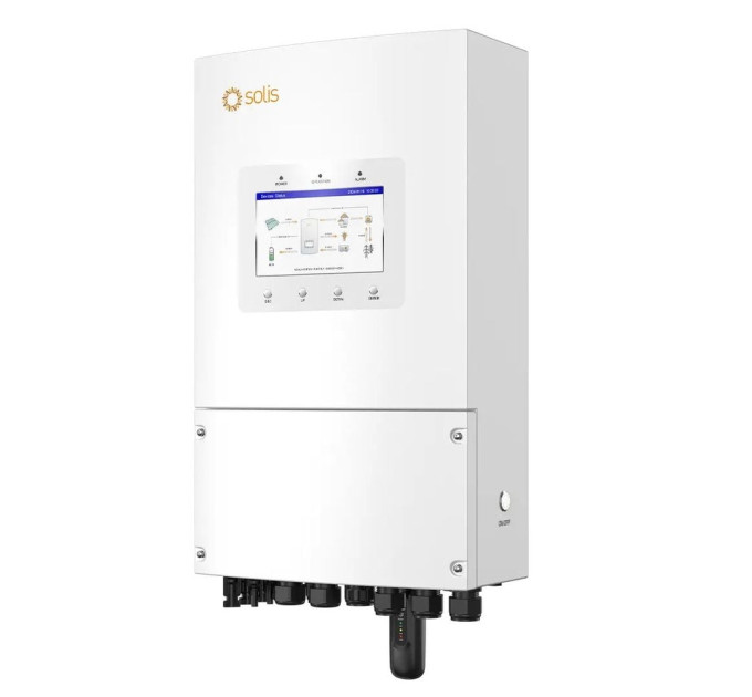 Гібридний однофазний інвертор 8kW Solis S6-EH1P8K-L-PLUS 48V WiFi 2 MPPT