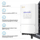 Гібридний однофазний інвертор 8kW Solis S6-EH1P8K-L-PLUS 48V WiFi 2 MPPT