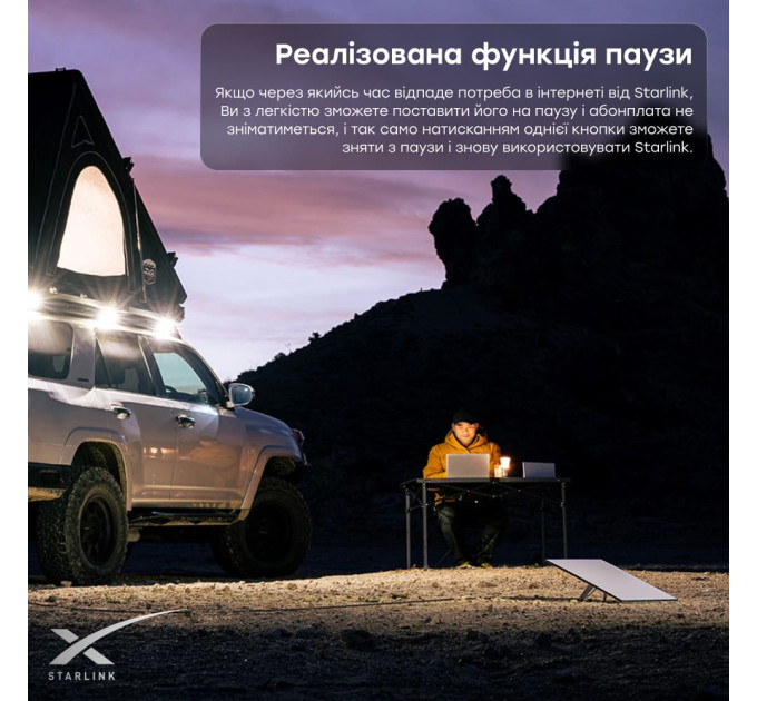 Спутниковая система Starlink Gen3 REV4 с тарифом без привязки к месту, без аккаунта
