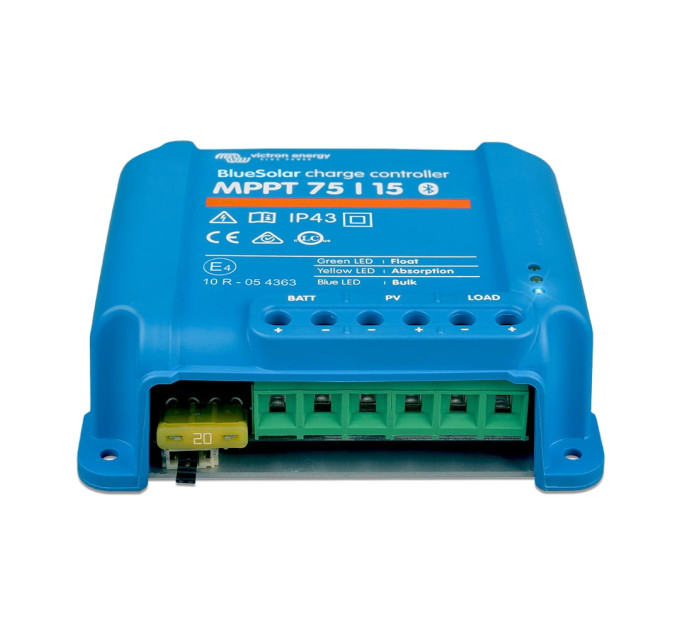 MPPT-контроллер заряда солнечных панелей Victron Energy BlueSolar MPPT 75/15 (12/24-15A)