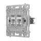 Механізм розетки Ajax OutletCore (LAN) vertical White для інтернет-розетки Outlet (LAN)