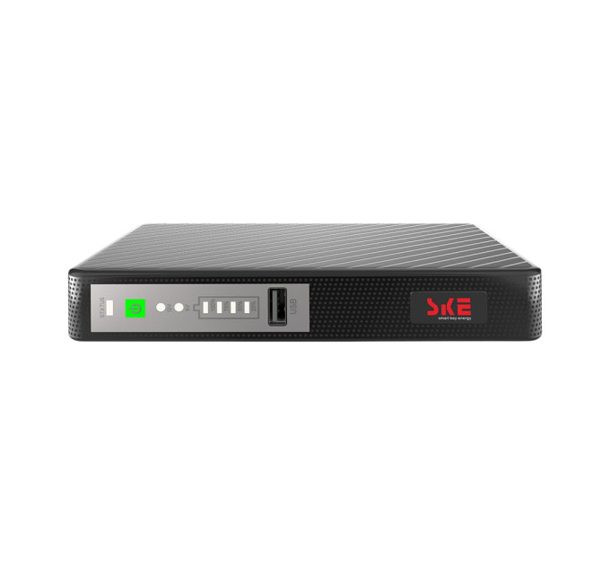Источник бесперебойного питания Mini UPS SKE POE-432N 8800mAh 5V/9V/12V/15V/24V/PoE, Li-ion 4*2.2Ah, для роутера и медиаконвертера Источник бесперебойного питания Mini UPS SKE POE-432N 8800mAh 5V/9V/12V/15V/24V/PoE, Li-ion 4*2.2Ah, для роутера и медиаконвертера