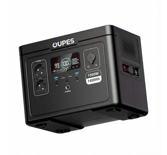 Портативна зарядна станція OUPES S015 (Exodus) 1500W 1488Wh LiFePO4