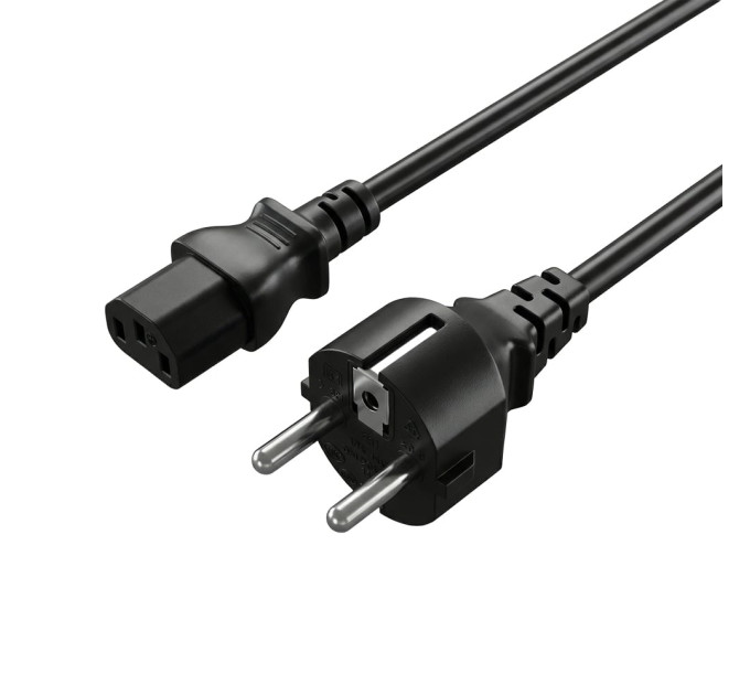Кабель живлення Trinix C13-EU plug євророзетка 3м Кабель живлення Trinix C13-EU plug євророзетка 3м