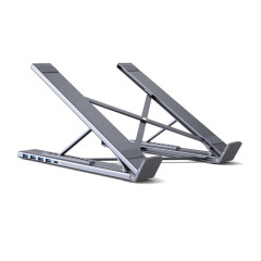 USB-C хаб-подставка 7-в-1 Choetech M57 HDMI 4K@30Hz, 2 USB 3.0, USB-C Data, USB-C PD 100W, SD-card, TF-card