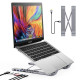 USB-C хаб-подставка 7-в-1 Choetech M57 HDMI 4K@30Hz, 2 USB 3.0, USB-C Data, USB-C PD 100W, SD-card, TF-card