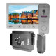 Комплект видеодомофона Light Vision с электрозамком: домофон 7" AMSTERDAM FHD White, видеопанель 2Mp RIO FHD Grey, электромеханический замок Trinix TRX Fass Steel
