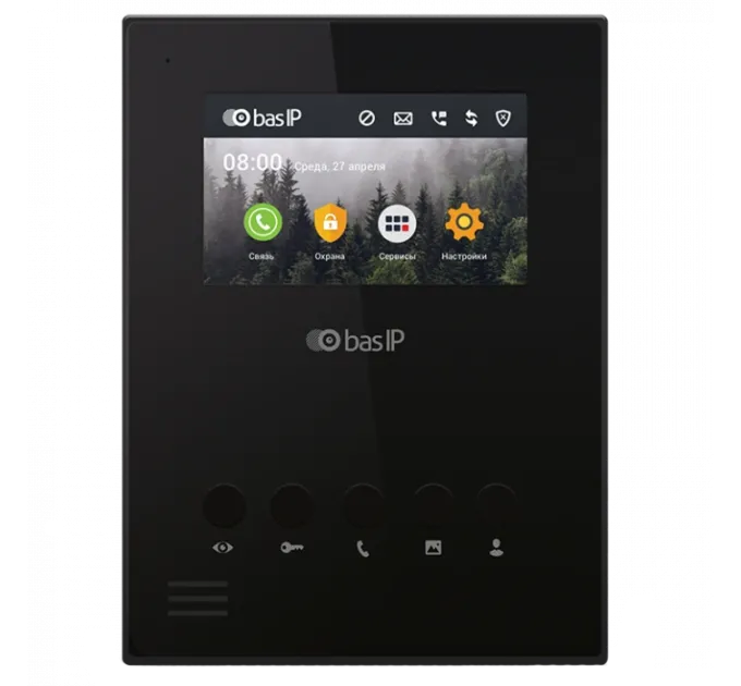Bas-IP AU-04LA black Видеодомофон