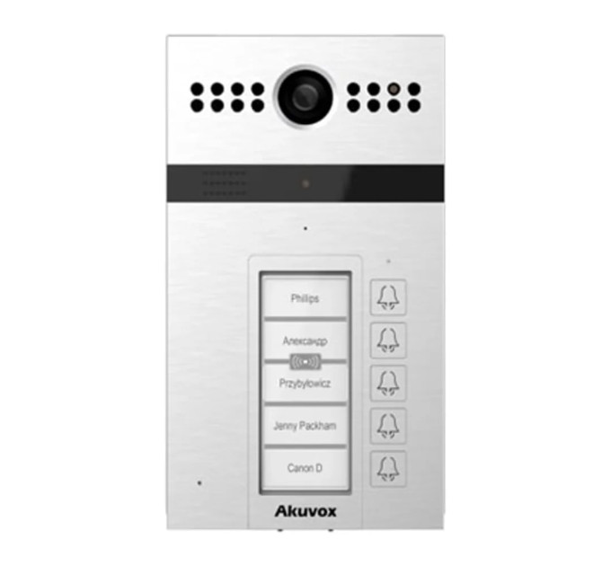 Пятиабонентная вызывная панель R26B Akuvox Пятиабонентная вызывная панель R26B Akuvox