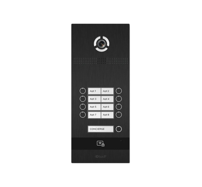 Відеопанель BI-08FB Black BAS-IP
