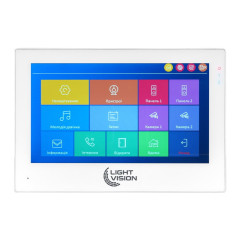 Видеодомофон 7" WiFi Tuya Light Vision SINGAPORE FHD White Видеодомофон 7" WiFi Tuya Light Vision SINGAPORE FHD White