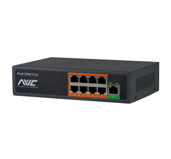 PoE-коммутатор 9-портовый NVC-908D PoE-коммутатор 9-портовый NVC-908D