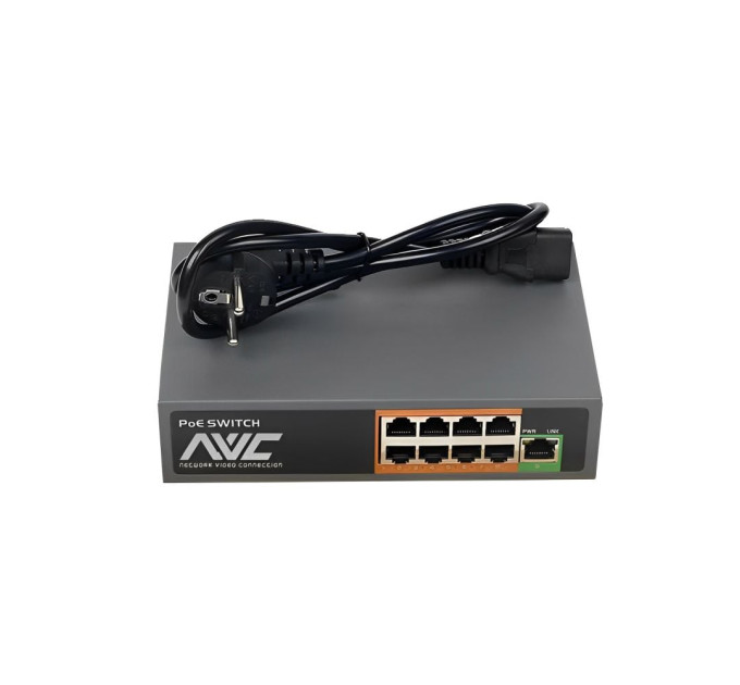 PoE-коммутатор 9-портовый NVC-908D