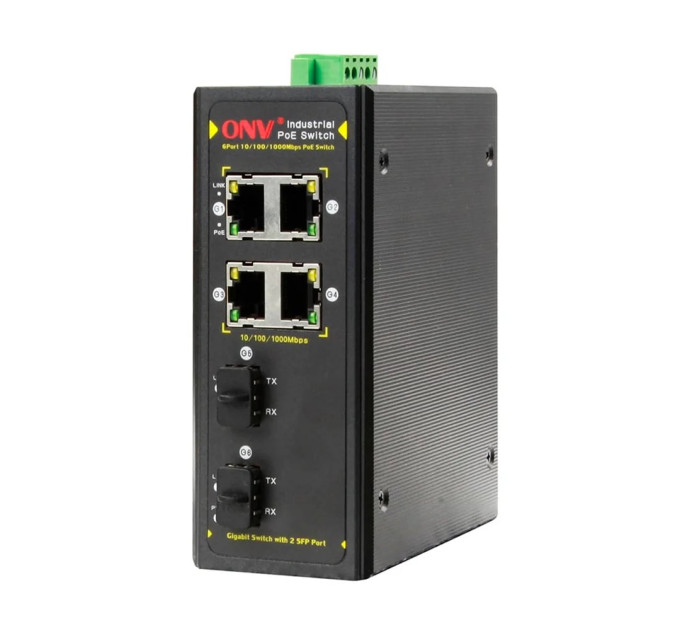 PoE-коммутатор 6-портовый гигабитный ONV-IPS7064PF