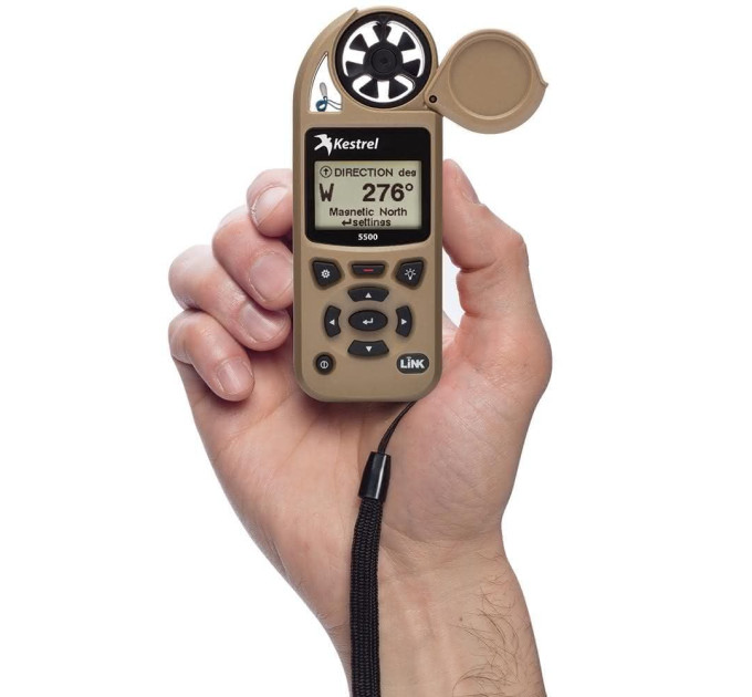 Метеостанція Kestrel 5500 LiNK Tan з Bluetooth та флюгером