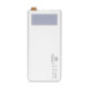 Повербанк 30000mAh Power Bank Kraft KPB-2330FCL White 22.5W QC3.0 LED-фонарь