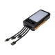 Повербанк 20000mAh Power Bank Kraft KPB-1120L Black LED-ліхтар