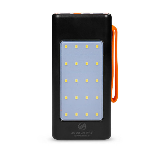Повербанк 50000mAh Power Bank Kraft KPB-2450FCL Black 22.5W QC3.0 LED-фонарь Повербанк 50000mAh Power Bank Kraft KPB-2450FCL Black 22.5W QC3.0 LED-фонарь