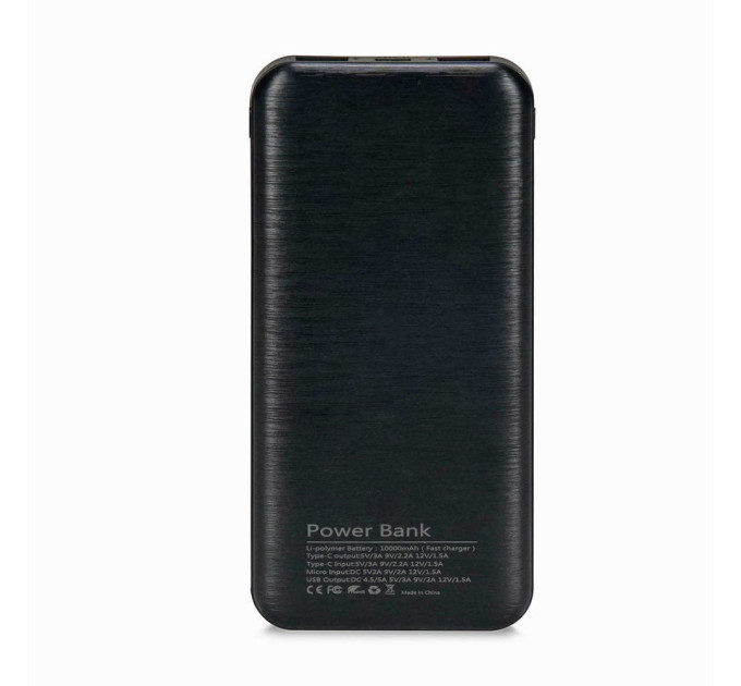 Повербанк 10000mAh Power Bank Kraft KPB-2010FC Black 22.5W QC3.0
