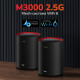 Маршрутизатор WiFi Mesh-система WiFi 6 2.5G Cudy M3000 Black (1-Pack) двухдиапазонный AX3000