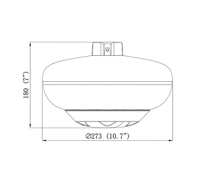 IP-відеокамера панорамна мультисенсорна 2Mp*4 TVT TD-6324E3 (D/PE/AR2) f=4mm