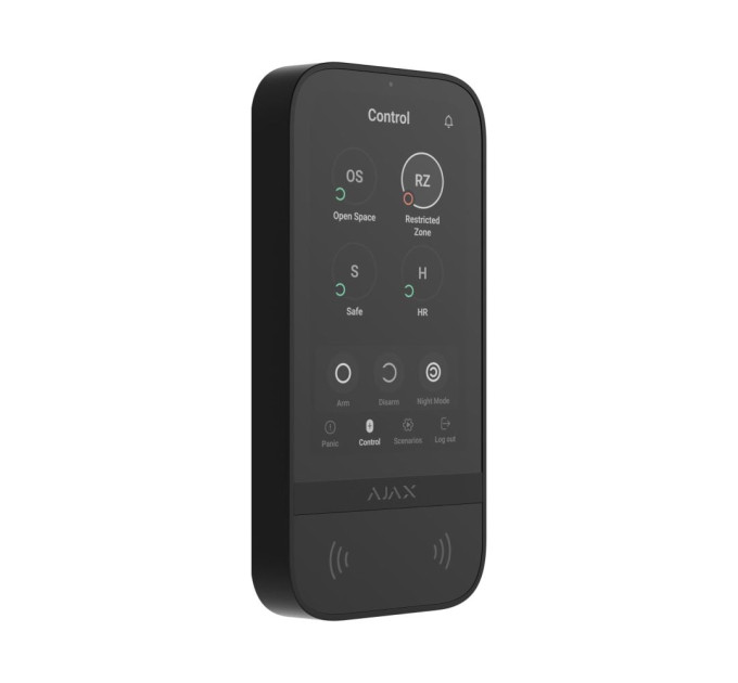 Клавіатура Ajax KeyPad TouchScreen чорна