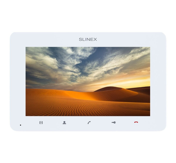Комплект відеодомофона Slinex SM-07MHD White + ML-20HD Silver-Black