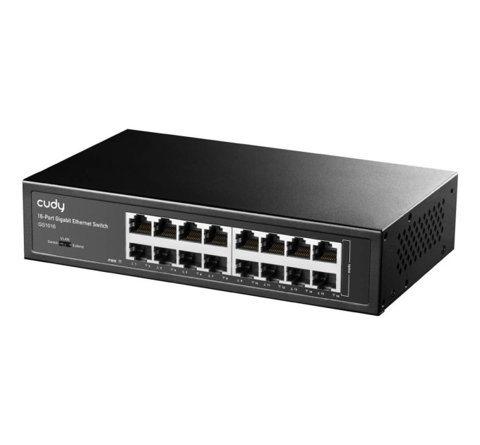 Коммутатор 16-портовый неуправляемый Cudy GS1016 гигабитный