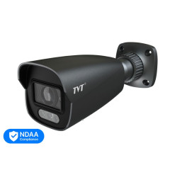 IP-відеокамера 4Mp TVT TD-9442S4-C(D/PE/AW3) Black f=2.8mm, ІЧ+LED-підсвічування, з мікрофоном