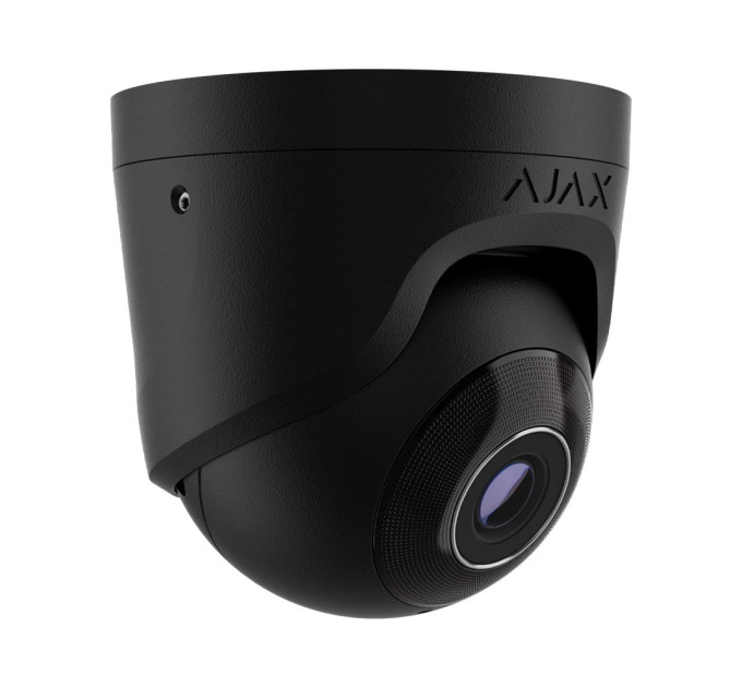 IP-відеокамера 5Mp Ajax TurretCam (5 Mp/4 mm) (8EU) ASP Black f=4mm з мікрофоном
