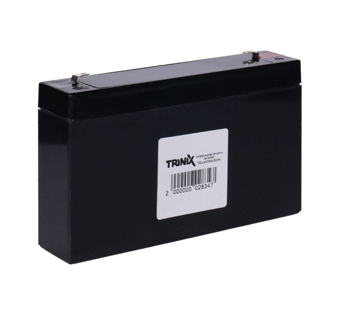 Акумуляторна батарея гелева 6В 7Аг Trinix TGL6V7Ah/20Hr GEL
