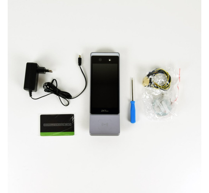 Биометрический терминал контроля доступа с WiFi ZKTeco Horus E1-RFID + RS 485 с распознаванием лиц и считывателем RFID карт