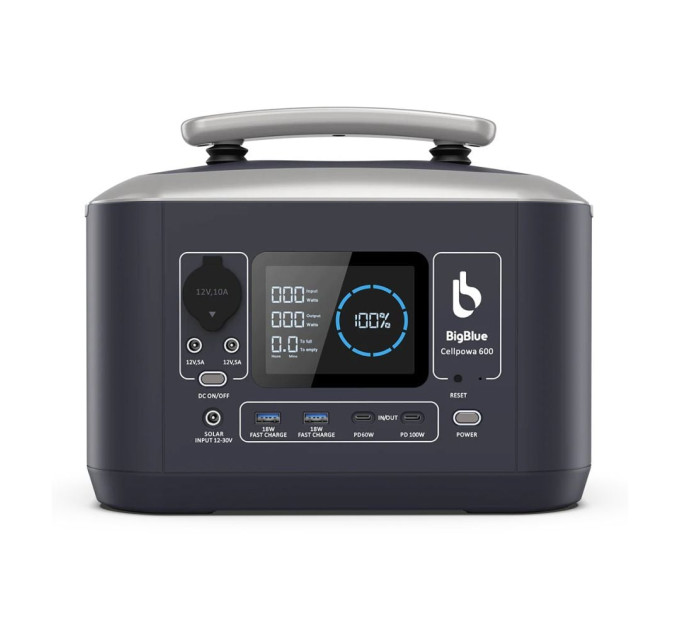 Портативна зарядна станція BigBlue CP600 600W 537.6Wh