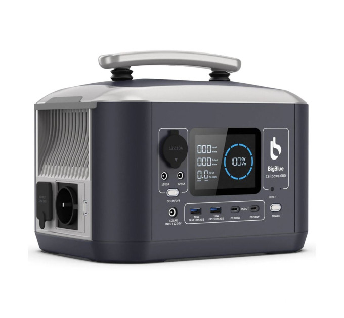 Портативна зарядна станція BigBlue CP600 600W 537.6Wh