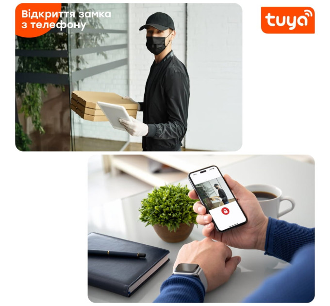Відеодомофон 10" WiFi Tuya Light Vision SINGAPORE (AI) FHD Black