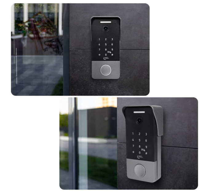 Відеопанель 2Mp Light Vision RIO FHD(KEY) Silver зі зчитувачем Mifare та клавіатурою