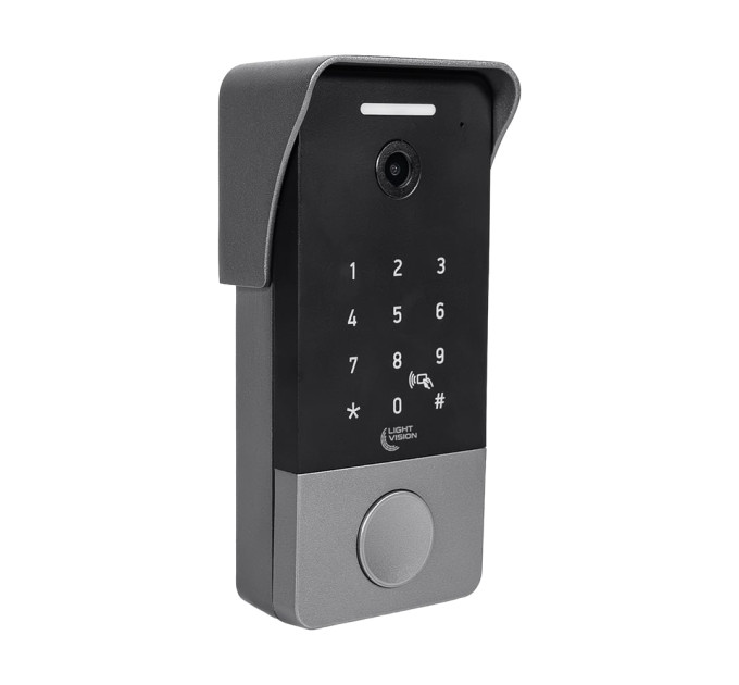 Відеопанель 2Mp Light Vision RIO FHD(KEY) Silver зі зчитувачем Mifare та клавіатурою