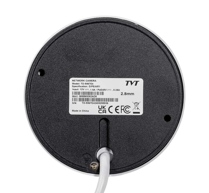 IP-відеокамера 6Mp TVT TD-9567E4(D/PE/AR1) White f=2.8mm з 2 мікрофонами