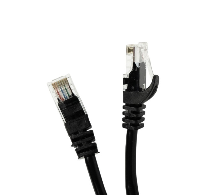 Патч-корд мережевий Trinix UTP, RJ-45, CAT.5 7.5m Black
