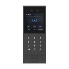 IP-видеопанель многоабонентская 2Mp Akuvox X912S с экраном 4", распознаванием лиц и считывателем EM-Marine/Mifare/NFC/BLE/QR