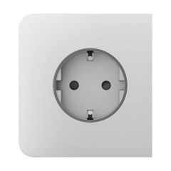 Фронтальна панель Ajax SideCover (basic) [type F] white/біла для розетки Outlet (type F)