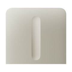 Кнопка Ajax SideButton (Dimmer) vertical ivory/слонова кістка для LightSwitch Dimmer Jeweller