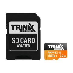 Карта пам’яті Trinix 32GB miсroSDHC з SD-адаптером U3 V30 A1 Карта пам’яті Trinix 32GB miсroSDHC з SD-адаптером U3 V30 A1