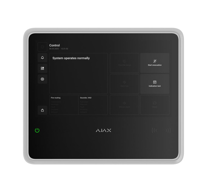 Аксесуар для підведення живлення до ППКП Ajax GlandBox White