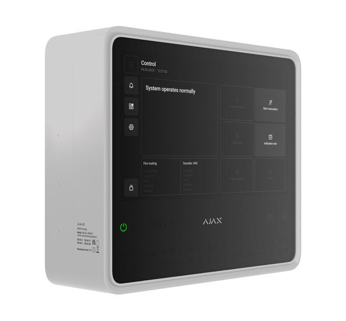 Аксесуар для підведення живлення до ППКП Ajax GlandBox White