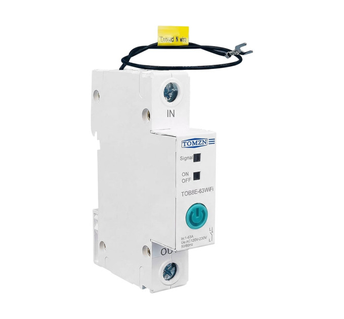 Розумний автоматичний вимикач з Wi-Fi (eWeLink) TOMZN TOB8E-63 63A